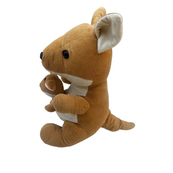 Steven Smith Kangaroo & Joey Plush Stuffed Animal Toy 12" - Picture 6 of 9